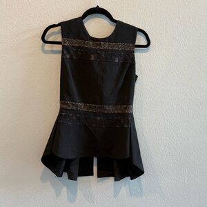 BCBGMaxAzria Elegant Black Top